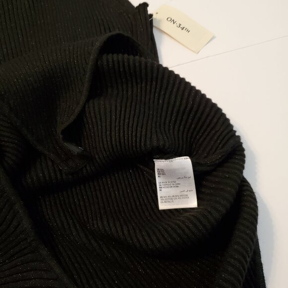 On 34th Women's Sleeveless Top Sweater Bodysuit Mock Neck Size XXL. - Picture 11 of 15